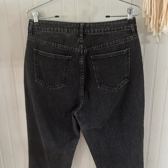 PacSun Charcoal Gray Mom Jeans sz 6 (28) - Picture 8 of 9